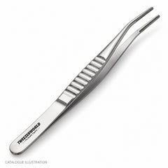 TWEEZER WORLD DeBakey angled forceps, reverse view — catalogue illustration; sample geometry pending verification