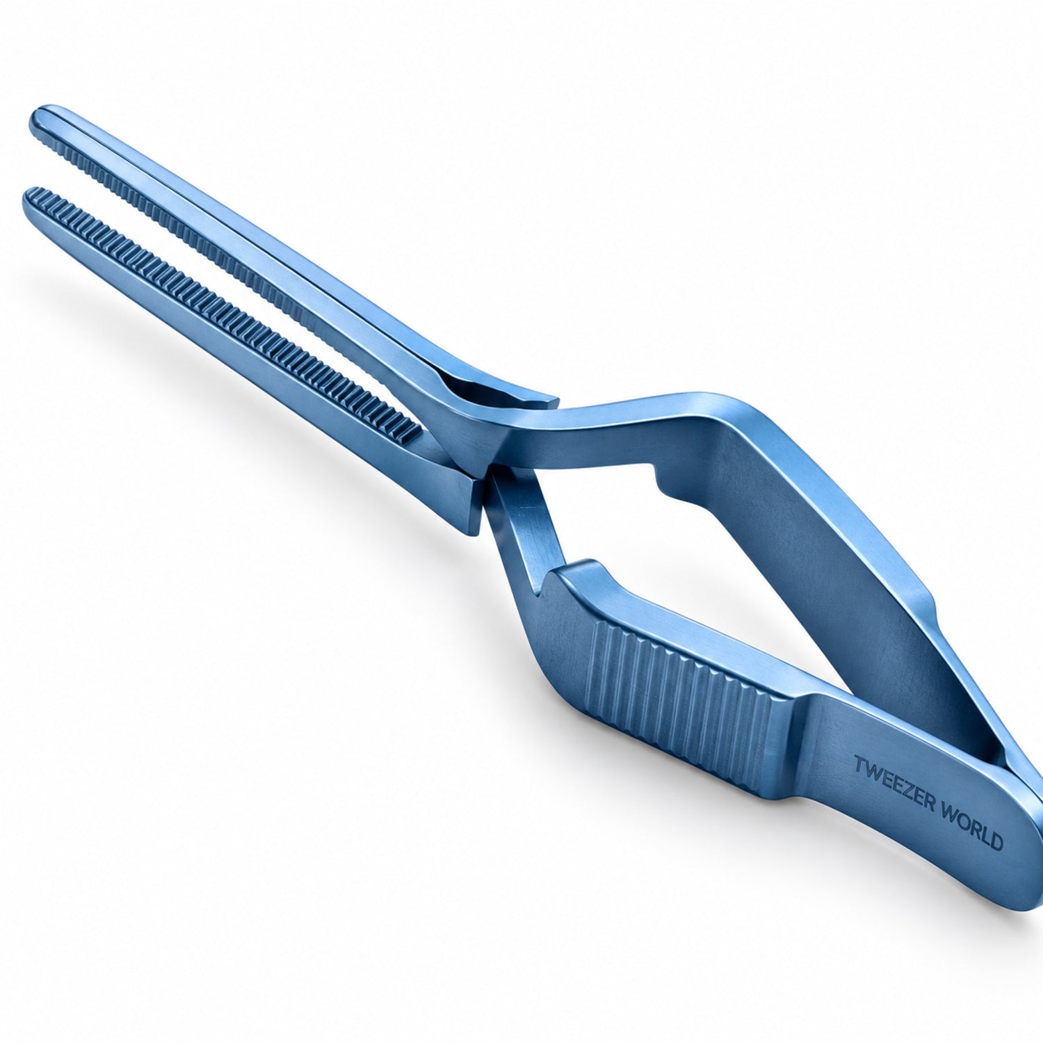 DeBakey Cross-Action Bulldog Clamp Titanium Option – Straight, 12 cm — jaw detail catalogue illustration