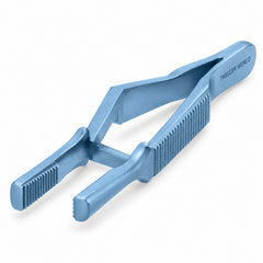 DeBakey Cross-Action Bulldog Clamp Titanium Option – Straight, 7.5 cm — front perspective catalogue illustration