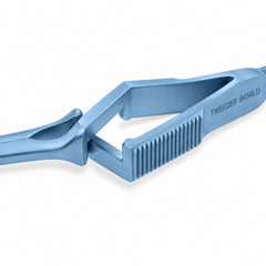 DeBakey Cross-Action Bulldog Clamp Titanium Option – Straight, 7.5 cm — jaw detail catalogue illustration