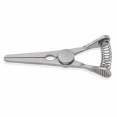 DeBakey Glover Bulldog Clamp – Straight, 20 mm Jaw — catalogue illustration on white background