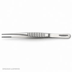 TWEEZER WORLD DeBakey long forceps, top view — catalogue illustration; sample geometry pending verification