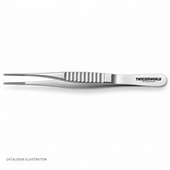 TWEEZER WORLD DeBakey micro forceps, top view — catalogue illustration; sample geometry pending verification