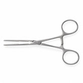 DeBakey Ring-Handle Bulldog Clamp – Straight, 53 mm Jaw — catalogue illustration on white background