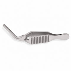 Diethrich Bulldog Clamp – Angled, 12 mm Tip — catalogue illustration on white background