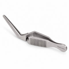 Diethrich Micro Bulldog Clamp – Angled, 20 mm Jaw — reverse three-quarter catalogue illustration