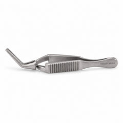 Diethrich Micro Bulldog Clamp – Angled, 8 mm Jaw — side profile catalogue illustration