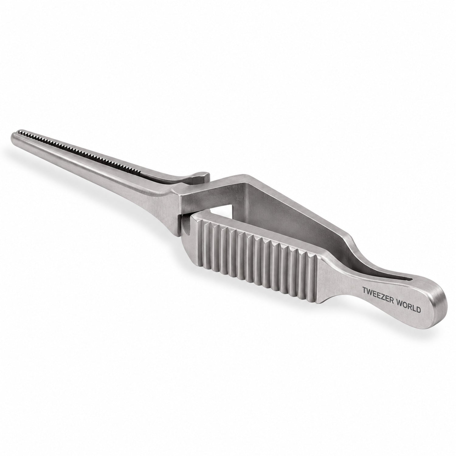 Diethrich Micro Bulldog Clamp – Straight, 20 mm Jaw — reverse three-quarter catalogue illustration