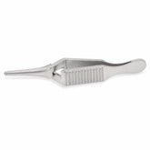 Diethrich Micro Bulldog Clamp – Straight, 8 mm — catalogue illustration on white background