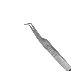 Professional Dotted Grip Lash Tweezers Stainless Steel Eyelash Tweezers