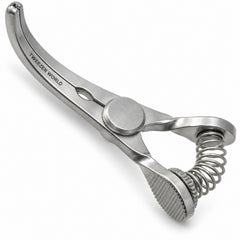 Glover Bulldog Clamp – Curved, 18 mm Jaw — jaw detail catalogue illustration