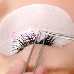 45 Degree Angled Isolation Green Handle Best Eyelash Tweezers