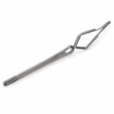 Gregory Carotid Bulldog Clamp – Angled, 16 mm Tip — catalogue illustration on white background