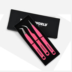 3-Piece Wispy & Wet-Look Tweezer Set