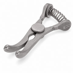 Jacobson Bulldog Clamp – Curved, 21 mm Jaw — front perspective catalogue illustration