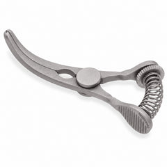 Jacobson Bulldog Clamp – Curved, 21 mm Jaw — reverse three-quarter catalogue illustration
