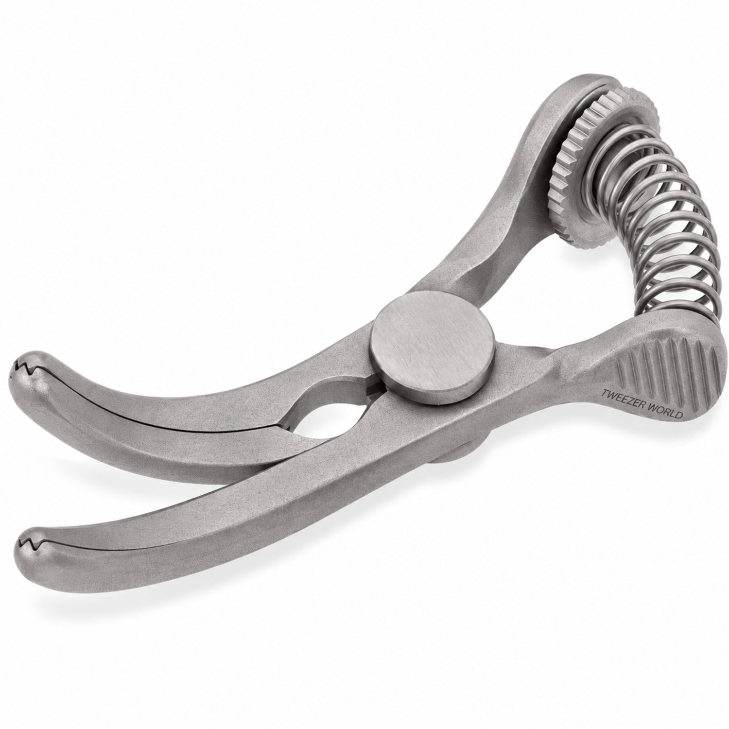 Jacobson Bulldog Clamp – Curved, 21 mm Jaw — jaw detail catalogue illustration