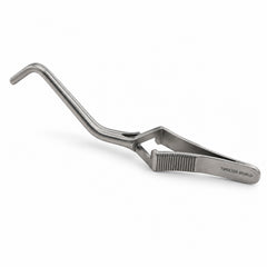 Kitzmiller Bulldog Clamp – Left Angled, 60 mm Jaw — reverse three-quarter catalogue illustration