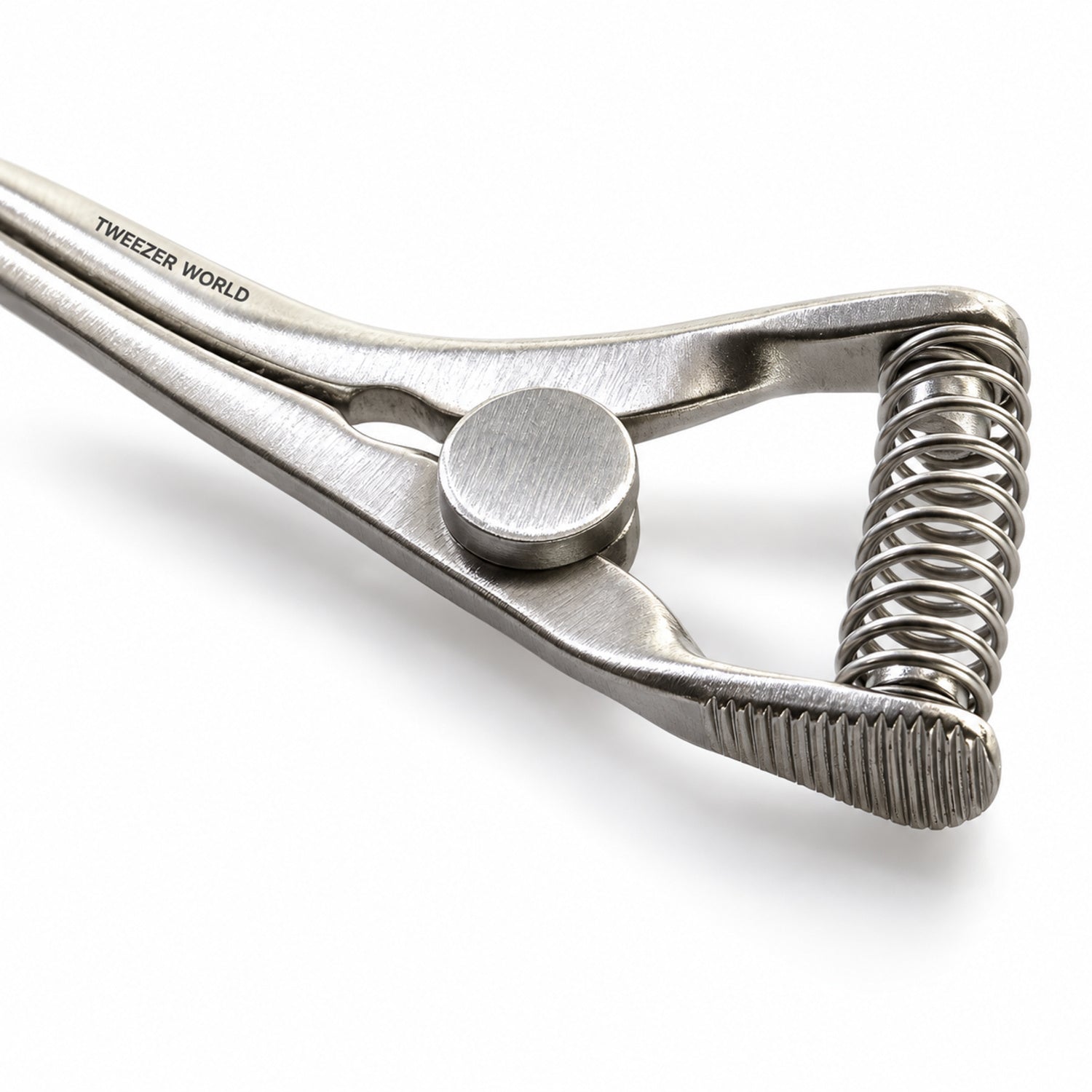 Mini Glover Bulldog Clamp Titanium Option – Slightly Curved, 15 mm Jaw — jaw detail catalogue illustration