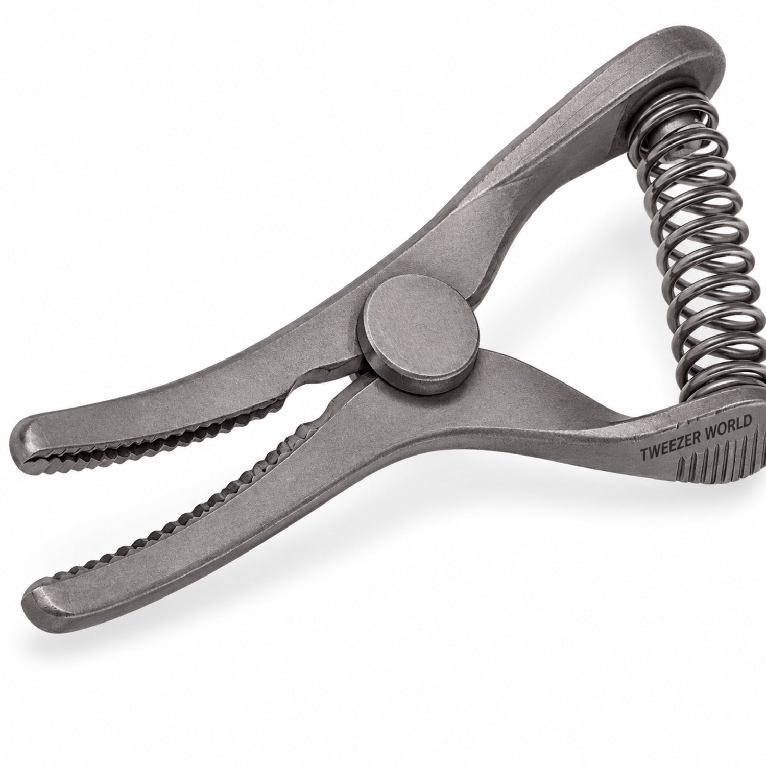 Mini Glover Bulldog Clamp Titanium Option – Slightly Curved, 17 mm Jaw — jaw detail catalogue illustration