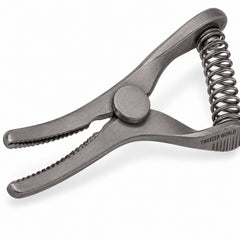 Mini Glover Bulldog Clamp Titanium Option – Slightly Curved, 17 mm Jaw — jaw detail catalogue illustration