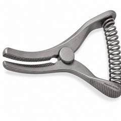 Mini Glover Bulldog Clamp Titanium Option – Slightly Curved, 24 mm Jaw — jaw detail catalogue illustration