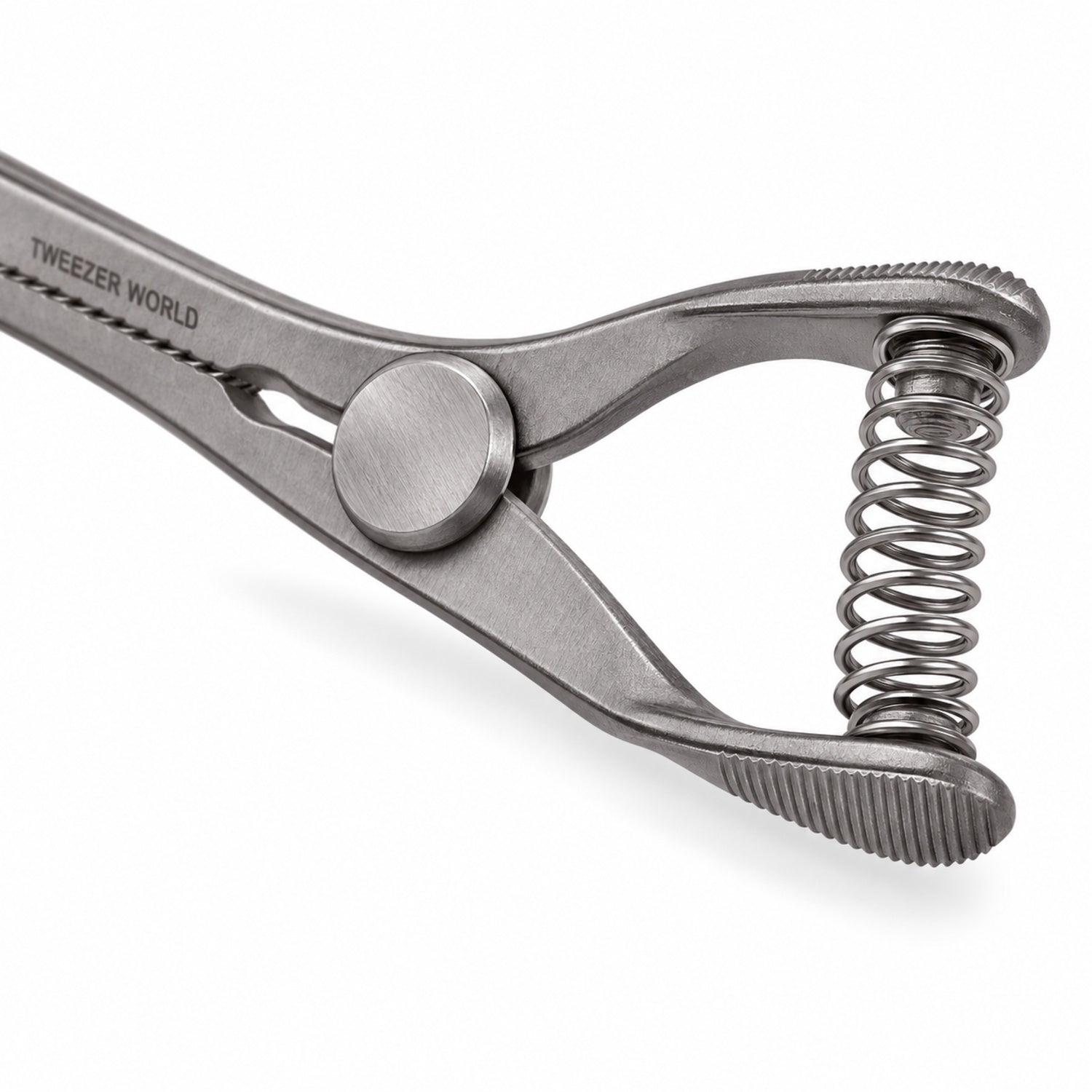 Mini Glover Bulldog Clamp Titanium Option – Straight, 17 mm Jaw — jaw detail catalogue illustration