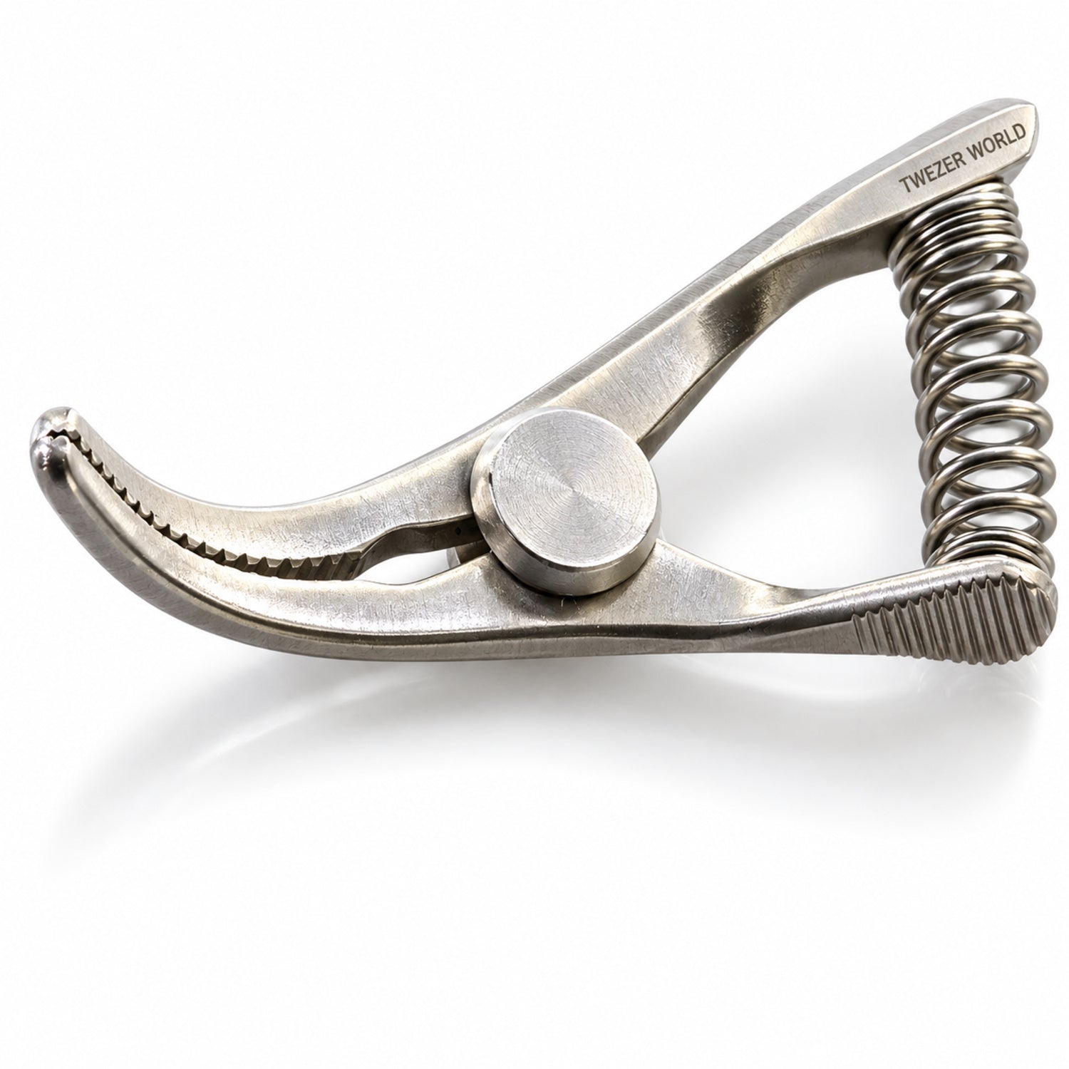 Mini Glover Bulldog Clamp Titanium Option – Strongly Curved, 11 mm Jaw — jaw detail catalogue illustration