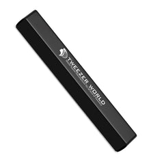 2pcs Straight & Curved Silver Eyelash Extension Tweezers Set