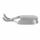 Schwartz Micro Bulldog Clamp – Strongly Curved, 10.2 mm Tip — catalogue illustration on white background