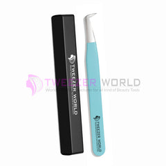 Top Rated Eyelash Volume Sky Blue Handle Best Extension Volume Tweezers