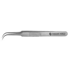 Eyelash Volume Tweezers Curved Tip Japanese Stainless Steel Lash Tools