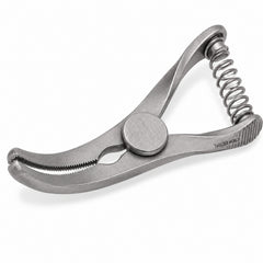 Weldon Mini Glover Bulldog Clamp – Slightly Curved, 14 mm Jaw — jaw detail catalogue illustration