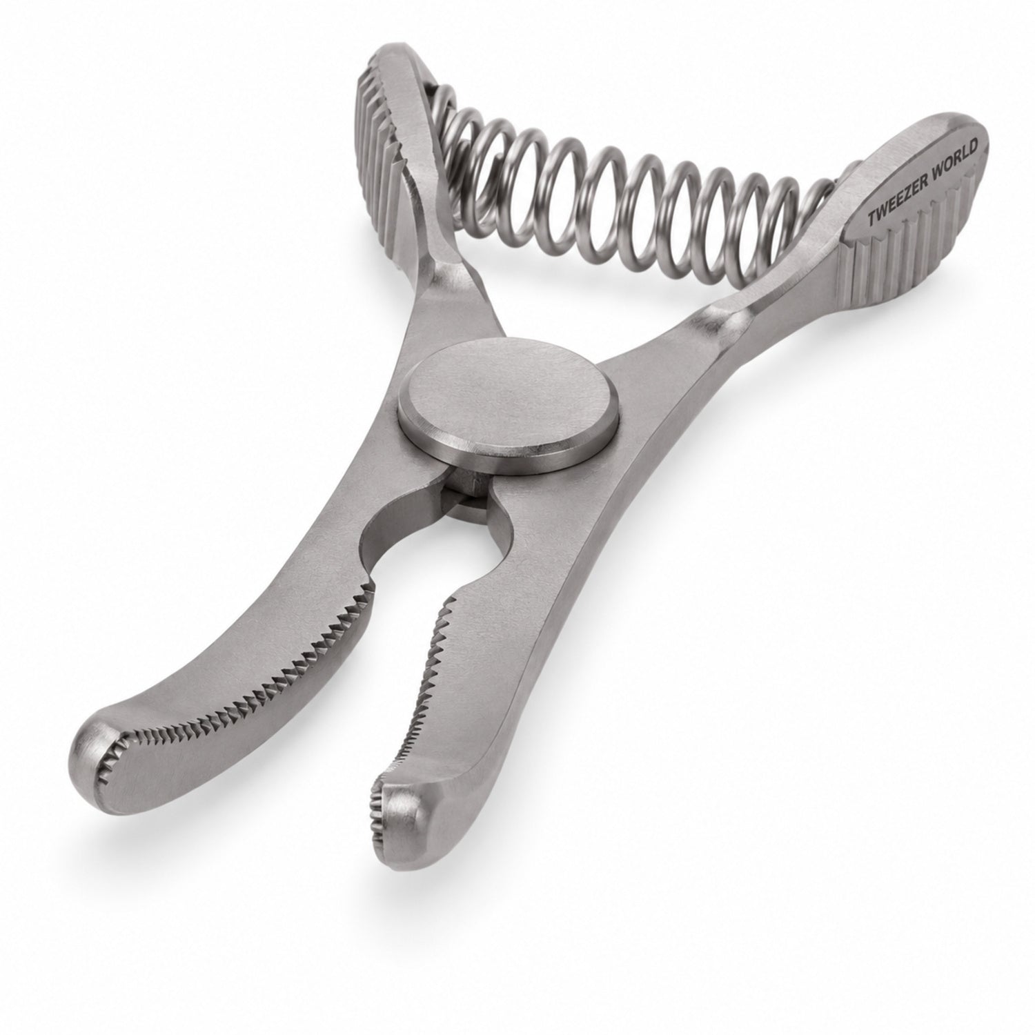 Weldon Mini Glover Bulldog Clamp – Slightly Curved, 17 mm Jaw — front perspective catalogue illustration