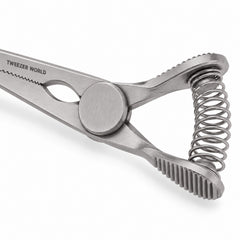 Weldon Mini Glover Bulldog Clamp – Straight, 17 mm Jaw — jaw detail catalogue illustration