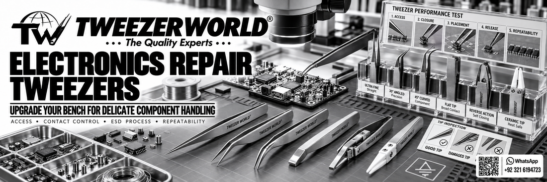 Electronics Repair Tweezers: How to Upgrade a Bench for Delicate Component Handling