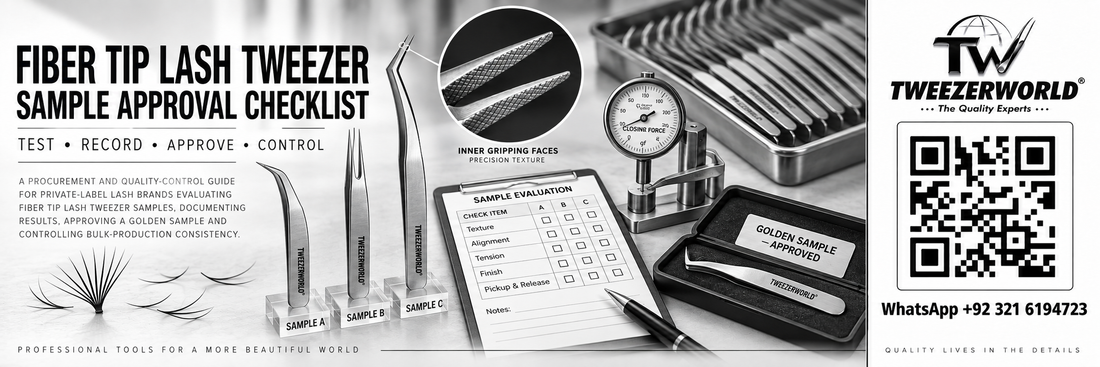Fiber Tip Lash Tweezer Sample Approval Checklist