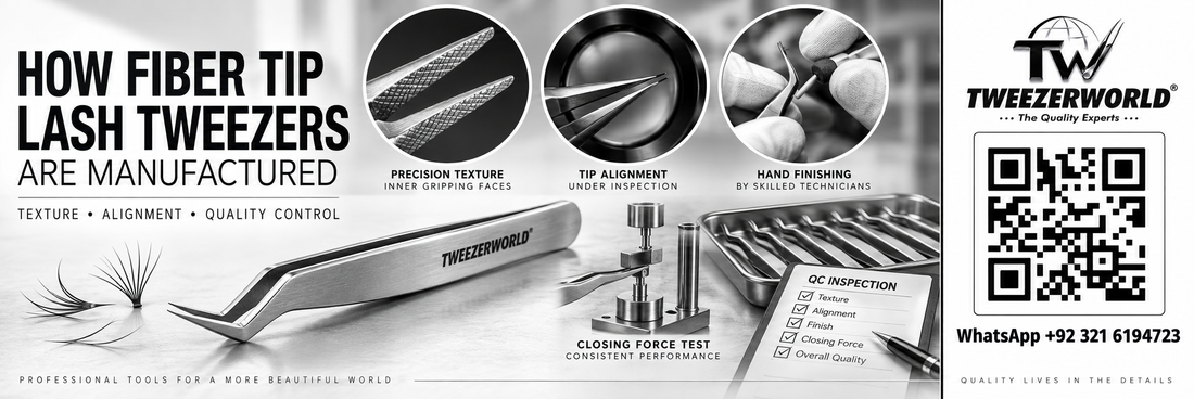 How Fiber Tip Lash Tweezers Are Manufactured