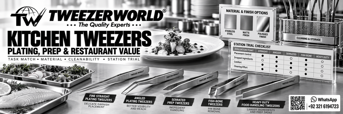 Kitchen Tweezers for Plating and Prep: Choose Upgrades Your Restaurant Can Justify