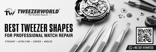 Best Tweezer Shapes for Professional Watch Repair