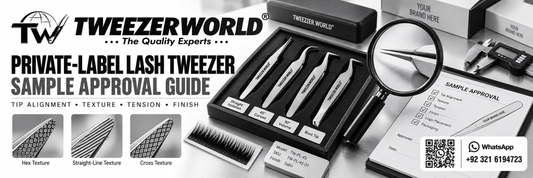 How Lash Brands Should Approve a Private-Label Tweezer Sample