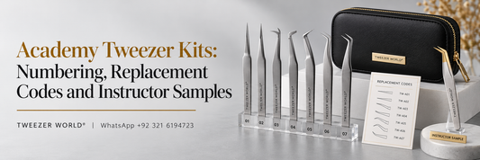 Academy Tweezer Kits: Numbering, Replacement Codes and Instructor Samples