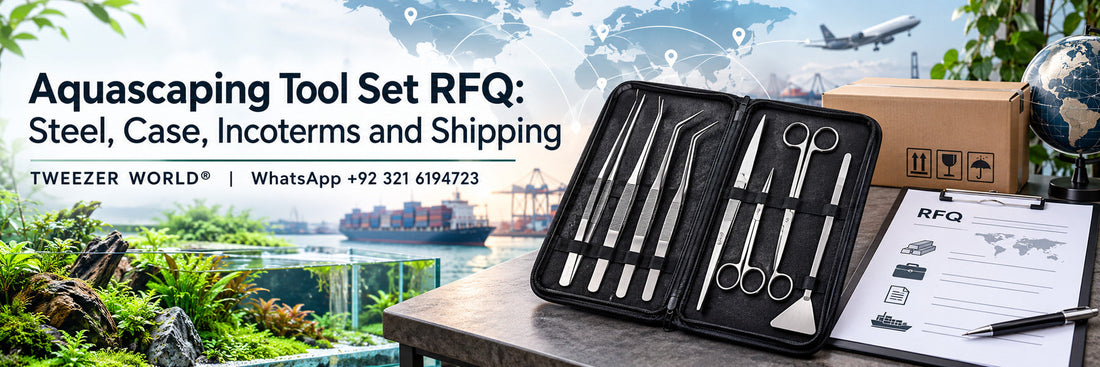 Aquascaping Tool Set RFQ: Steel, Case, Incoterms and Shipping