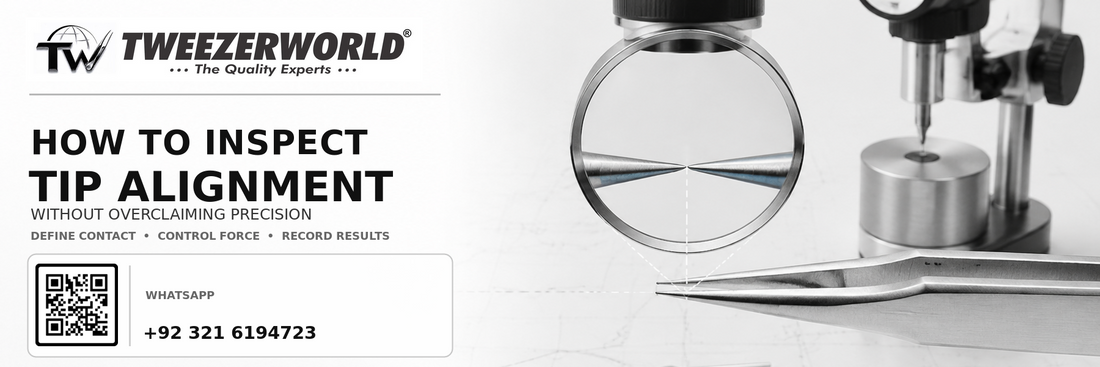 How to Inspect Tweezer Tip Alignment | QC Guide