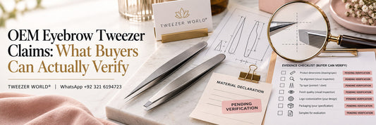 OEM Eyebrow Tweezer Claims: What Buyers Can Actually Verify