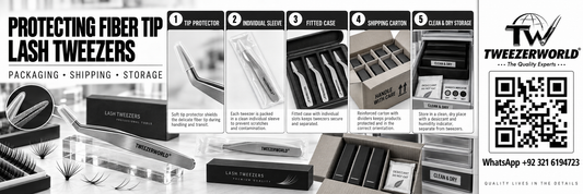 How to Protect Fiber Tip Lash Tweezers - TWEEZER WORLD