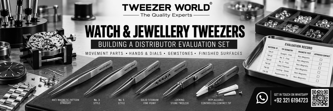 Watch & Jewellery Tweezers: Building a Distributor Evaluation Set