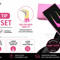 2-Piece Fiber Tip Lash Tweezer Set