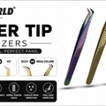 Boot Fiber Tip Lash Tweezers