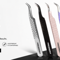 Curved Fiber Tip Lash Tweezers